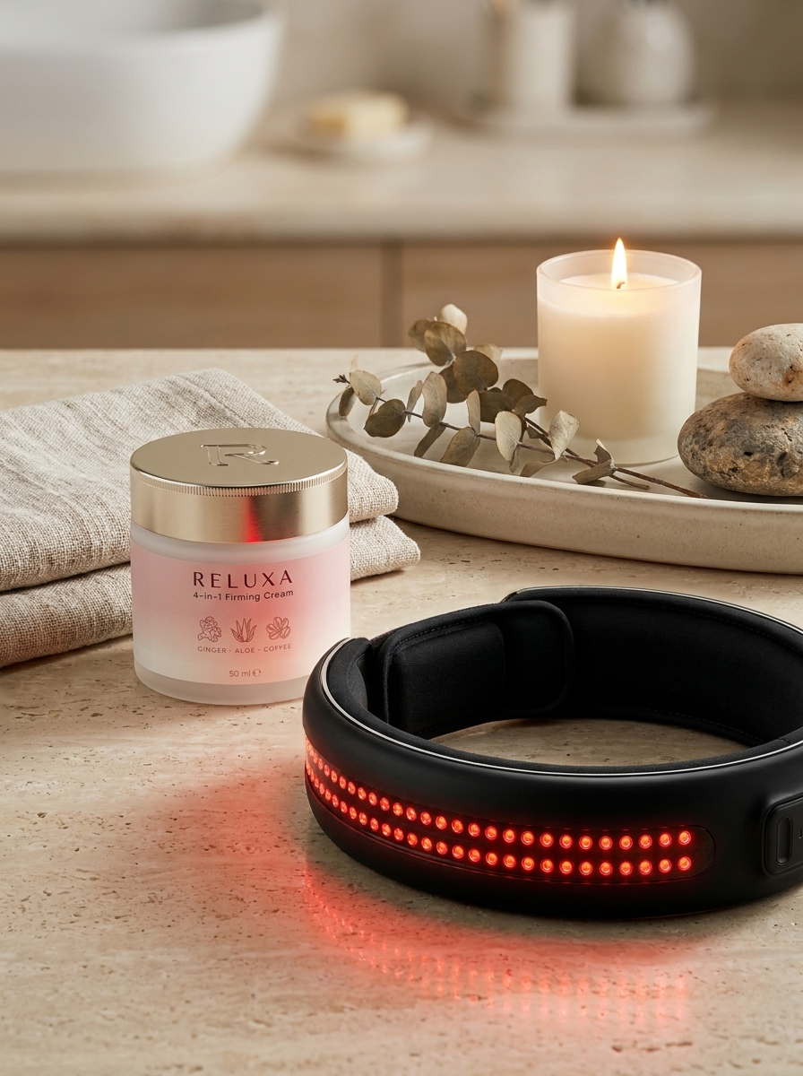 Pack Ceinture + Crème Reluxa® — Routine Luminothérapie & Soin